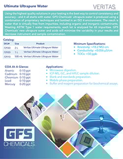 gfs-chemicals-veritas-ultrapure-water-brochure-card